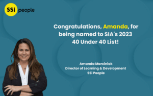 Amanda Marciniak was named to SIA's 2023 40 Under 40 List